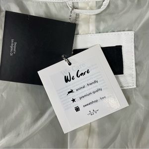 Coalition LA Zip Up Vegan Moto Jacket